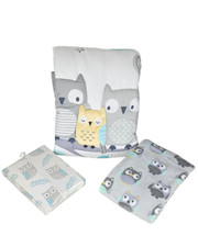 Parent's Choice 3 pc. Crib Owl Set