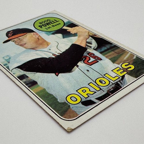 1969 Topps Baseball #15 Boog Powell Baltimore Orioles - Picture 4 of 6