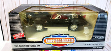 ERTL American Muscle 1:18 1963 Corvette Stingray Scale Diecast Metal Black Car