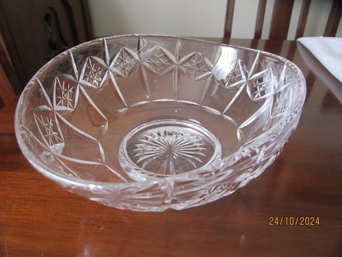 BEAUTIFUL STUART CRYSTAL GLENGARRY LARGE OVAL WAVE BOWL - Picture 7 of 12