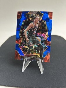 Prizm 2022-23 Panini Select #185 Christian Koloko Blue Cracked Ice Prizms