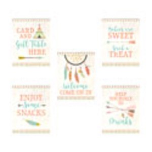 Lillian Rose Boho Baby Shower Collection 5 Decor Signs Ebay Lillian Rose Boho Baby Shower Collection 5 Decor Signs Ebay