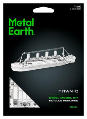 Fascinations Metal Earth TITANIC Ship 3D Laser Cut Steel Puzzle Model Kit MMS030