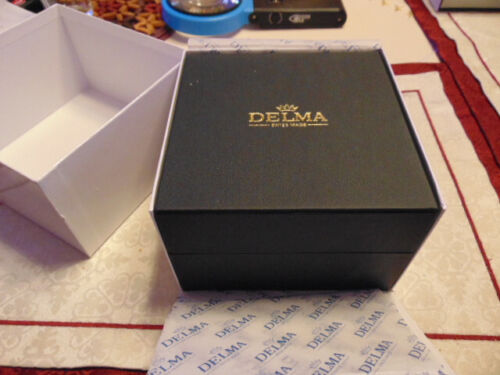 "DELMA" Cambridge 100% SWISS, MADE unisex, 42mm Durchmesser Armband Leder - Bild 4 von 7