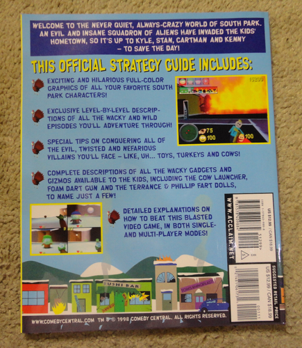 *Brand New* South Park Official Strategy Guide N64 Nintendo 64 - Picture 4 of 6