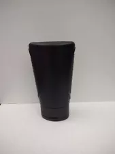 3.5oz. Tottle Style HDPE Black Plastic Bottles With Snap On Flip Top Caps