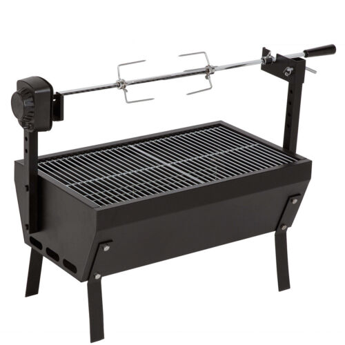 Spit Roaster Rotisserie BBQ Full Size Charcoal Grill Quality Heavy Duty 650mm - Picture 5 of 5