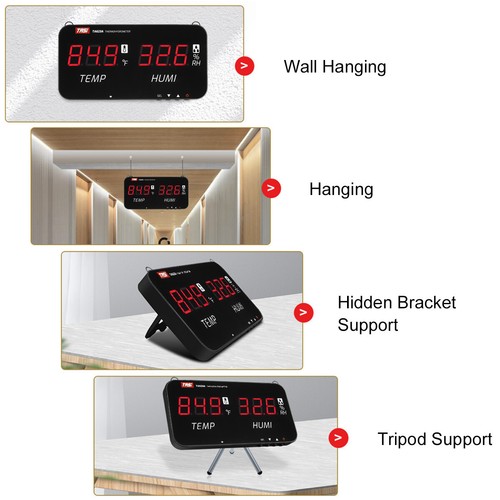 TASI Intelligent Temperature -20℃-80℃ Household Digital Thermo-hygrometer L9N9 - Picture 6 of 11