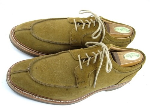 Allen Edmonds "DENALI" Men's Suede Split-Toe Derby 8 D Brown Snuff (567N) - Picture 5 of 13