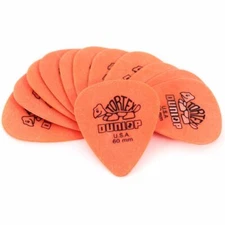 Dunlop 418P60 Tortex Standard Guitar Picks, .60mm, 12-Pack