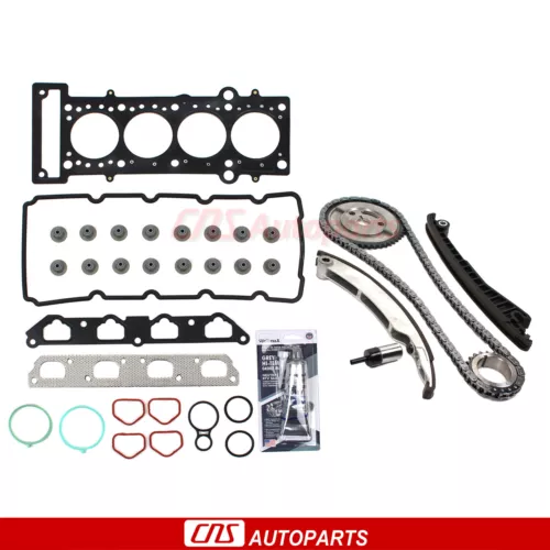 Fits Mini Cooper 1.6L SOHC MLS Head Gasket Set Timing Chain Kit W10B16A W11B16A