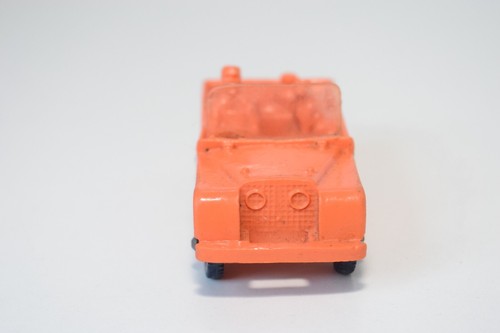 A48 1:43 TOMTE LAERDAL VINYL LAND ROVER PICK UP ORANGE EXCELLENT CONDITION 2 - Picture 3 of 7