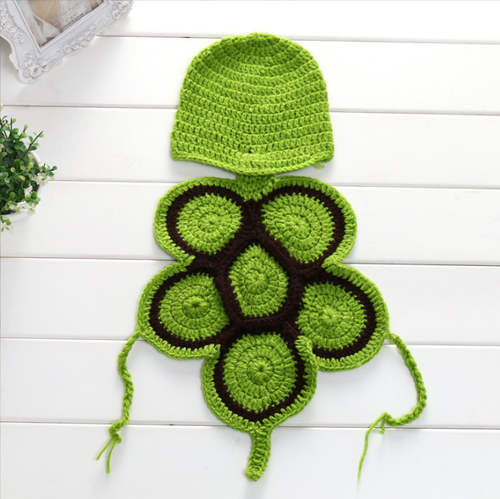Bebé Recién Nacido Crochet Tejido Disfraz Foto Fotografía utilería Niñas Niños Trajes con - Imagen 2 de 4