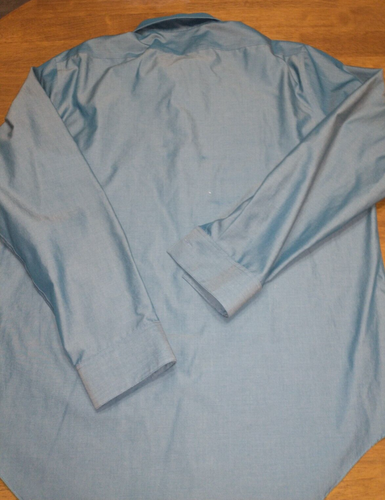 Calvin Klein Herren Langarm Hemd Größe 17 34/35 Slim Fit bügelfrei - Bild 4 von 4