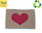 Classic Home Red Heart Coconut Coir Rope Floor Doormat Heavy Duty Non Slip Rug