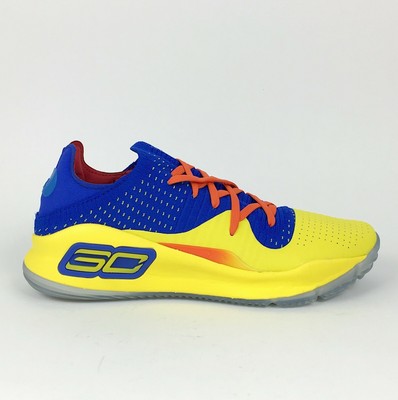 curry 4 blue and yellow