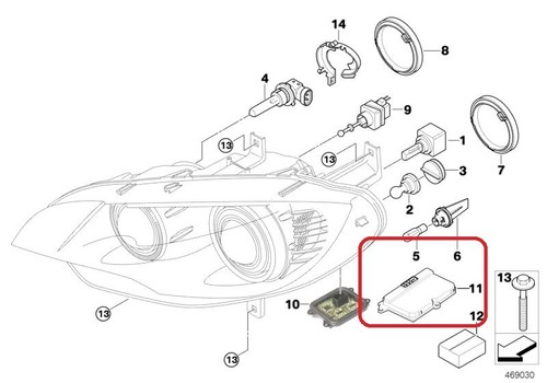 Original Xenon Scheinwerfer Vorschaltgerät Steuermodul D1S 5DV009000-00 für Vauxhall - Bild 4 von 12