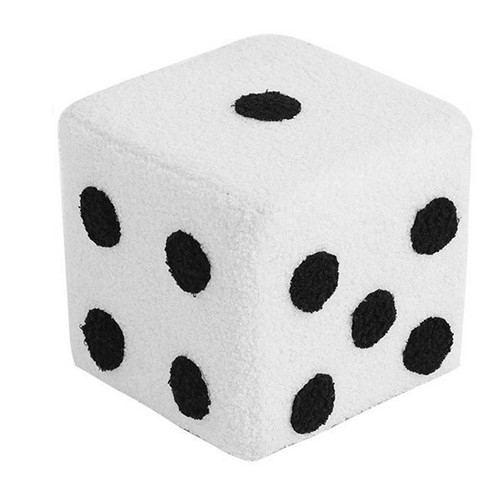 (29x29x25cm) Shoes Stool Smooth Touch Dice Design Foot Stool Soft - Picture 6 of 12