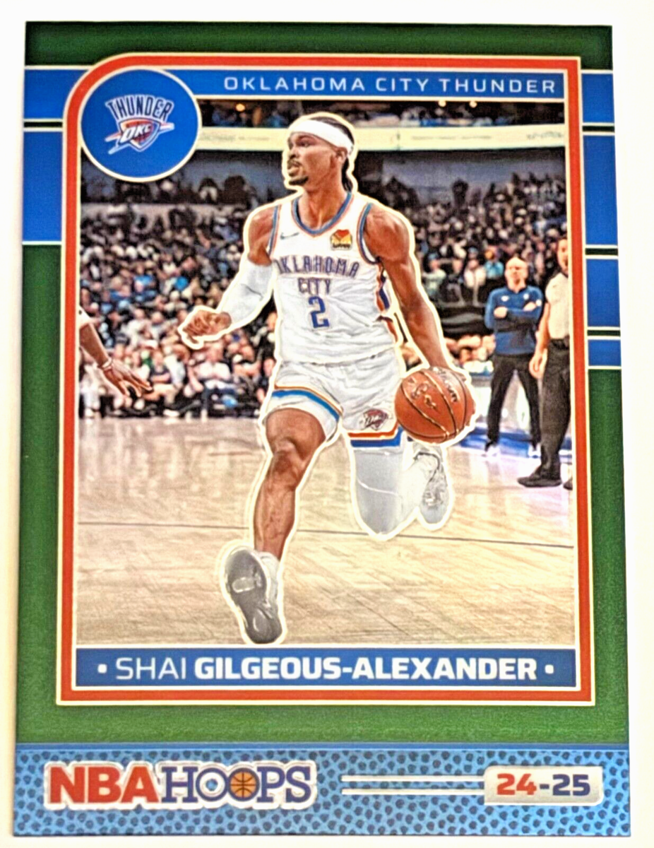 2024-25 NBA Hoops Shai Gilgeous-Alexander #126 Green Prizm