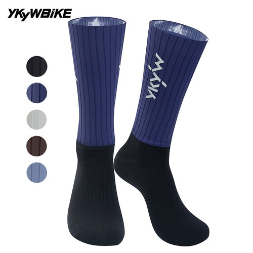 YKYWBIKE Unisex Aero Cycling Socks Aerodynamics Road Bike Racing Anti-Slip Socks - Picture 12 of 18