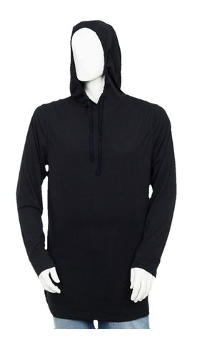 Syllion T Shirt Hoodie, Long sleeve - Big and Tall - Lightweight S to 5XLT - Picture 11 of 17