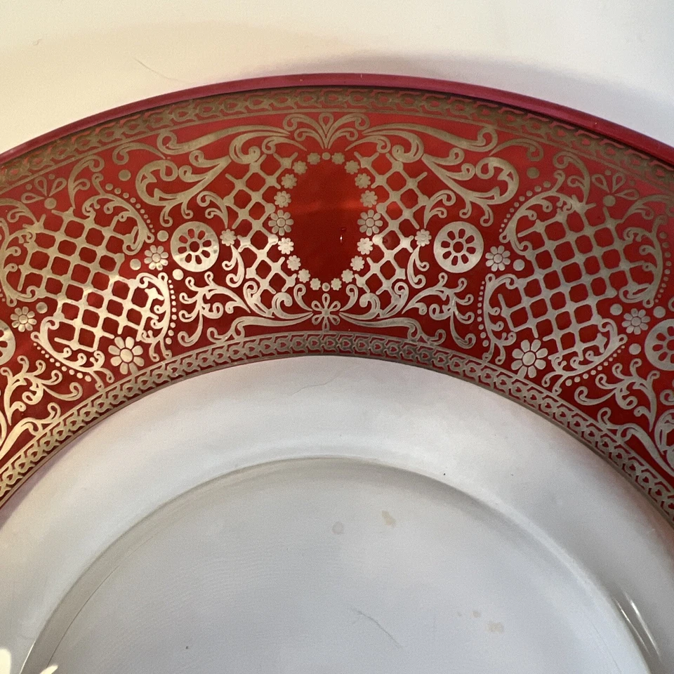 Platos de cena Arte Itálica Contessa (juego de 4) arándano rosa Italia 10 1/8" C6 Foto 4 de 4