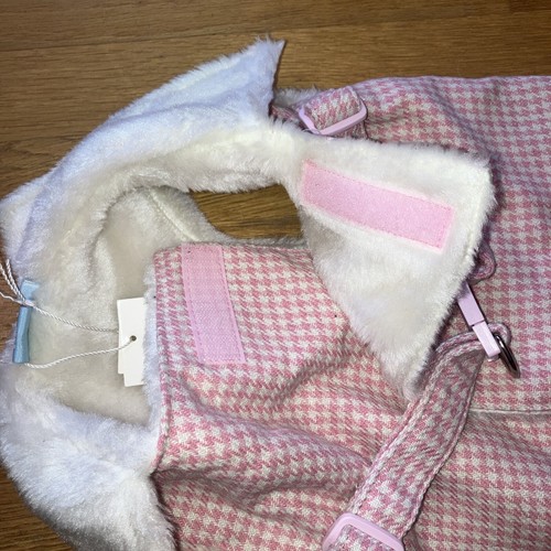 DOGO Pet Fashions Dog Coat Pink XL Warm Faux Fur Lined Jacket $39 Retail Price - Picture 5 of 5