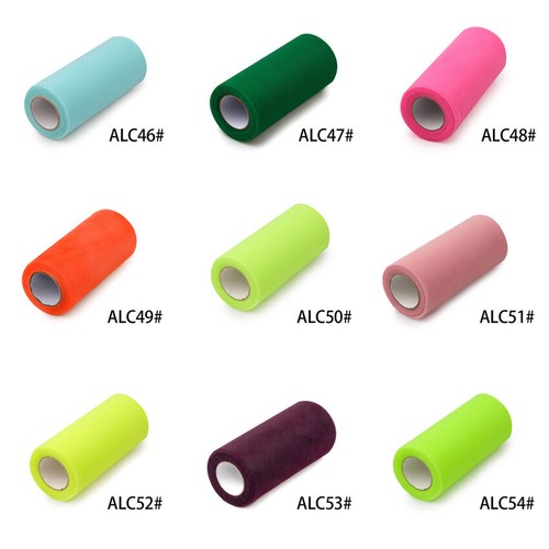 Decoration Wedding Fabric Spool Party Birthday Tulle Roll Netting Craft Fabric - Picture 57 of 86