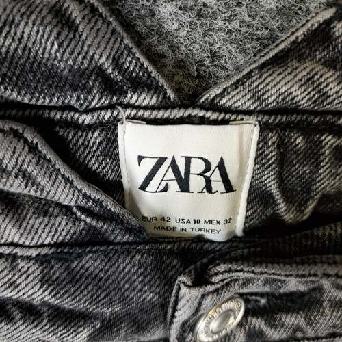 Zara Womens Jeans Size 42 AU14 W32 Grey - Picture 2 of 9