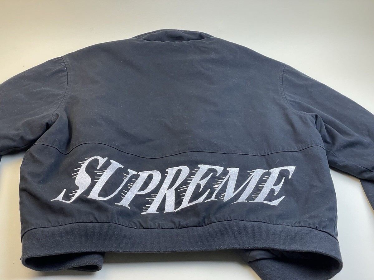 Supreme Twill Varsity Black Jacket 0570-057-300 Size Adult L Supreme Twill Varsity Black Jacket 0570-057-300 Size Adult L
