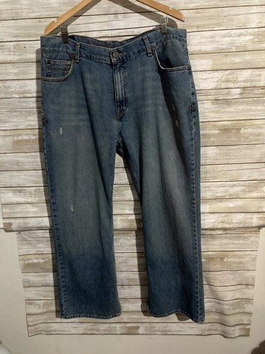 Arizona Jean Sneaker Fit Distressed Boot Cut Style Jeans Men's 40 x30 u2 - Picture 1 of 3