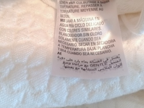 Hudson Park Ripple Matelasse Sham, Reißverschluss Europa, Weiß, King - Bild 11 von 12