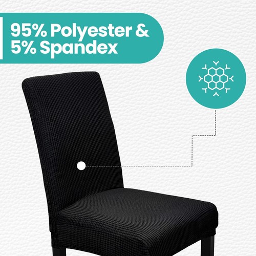 Terciopelo Silla Fundas Elástico Comedor Asiento Fundas para Hogar Boda Banquete - Imagen 5 de 85
