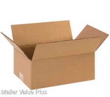 50 - 12 x 8 x 5 Corrugated Shipping Boxes Packing Storage Cartons Cardboard Box
