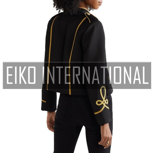 Damenjacke schwarz Military Style Damen Army Jacket Frauen Gothic Jacket - Bild 11 von 11