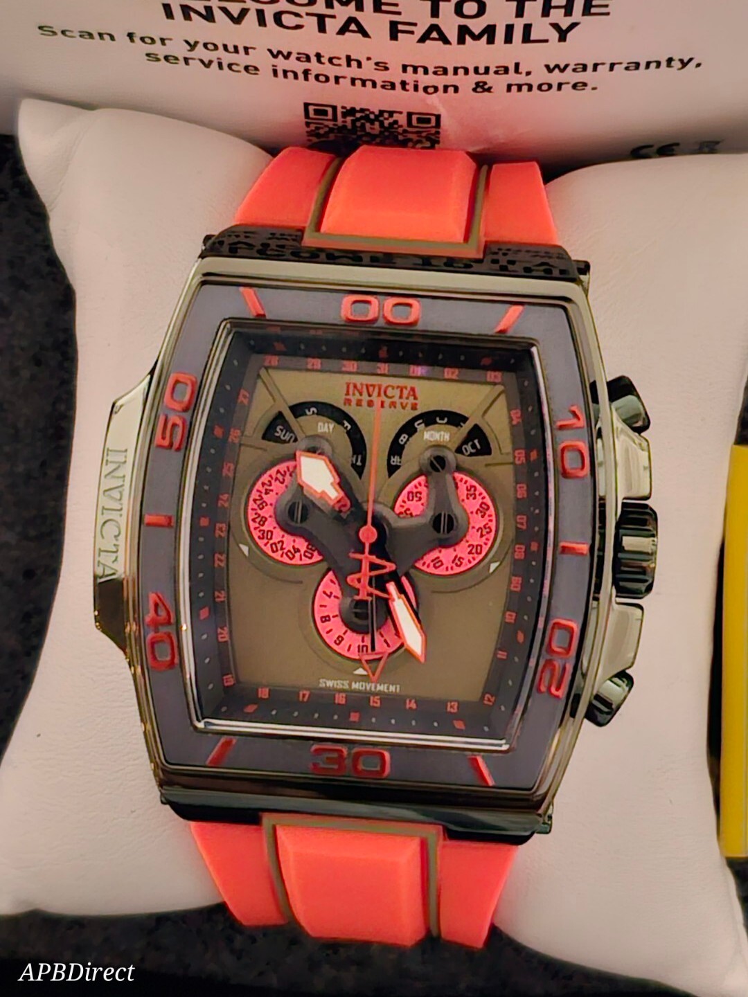 Invicta – S1 Rally – DIABLO – Swiss Master Calendar 5040.F - Reserve Mens Watch 