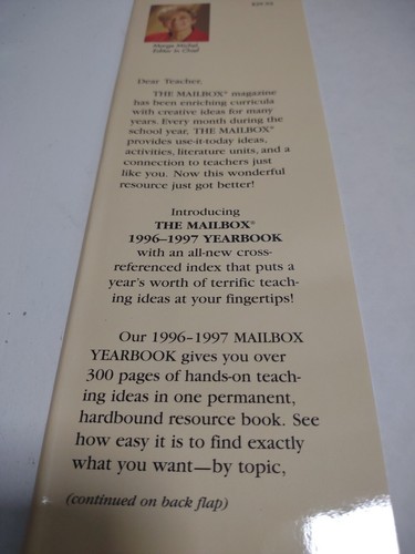 The Mailbox 1996 - 1997 Yearbook Primary Diane Badden Editor HC - Picture 7 of 20