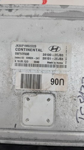 Used 2013 Hyundai Elantra Continental SIM2K-241 / 39100-2EJB3 ECU - Picture 2 of 4