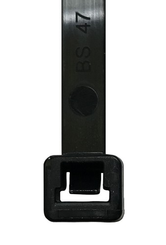 (100) Black 14" Inch Extreme Cold Weather Nylon Cable Wire Wrap Zip Ties 50 LBS - Picture 5 of 7