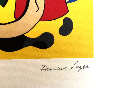 Fernand-Léger Lithograph COA Original Signature Numbered To Hand Published - Picture 7 of 8