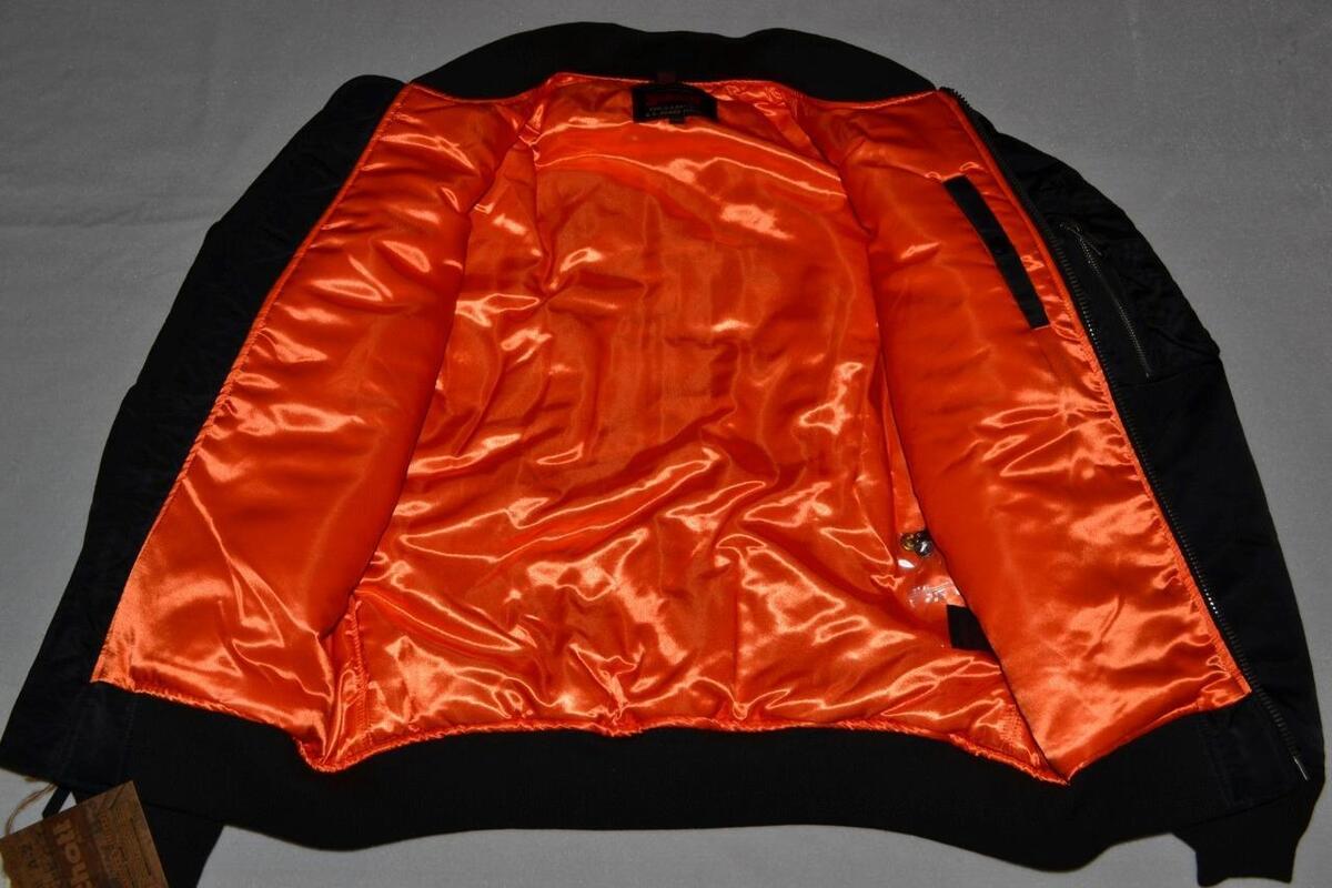 AUTHENTIC Schott NYC MA-1 FLIGHT 9628 Jacket BLACK ALL SIZES AUTHENTIC Schott NYC MA-1 FLIGHT 9628 Jacket BLACK ALL SIZES