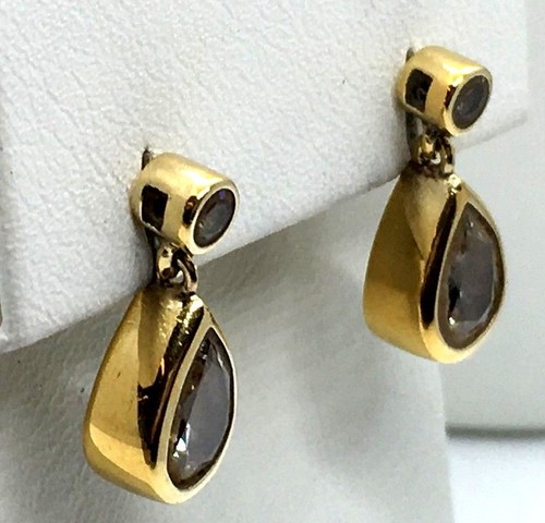Schmuckset Kette mit Anhänger u. Ohrstecker mit Zirkonia 925er Sterlingsilber - Bild 5 von 6