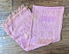 Pashmina Pink Wrap 70% Pashmina 30% Silk Soft Lightweight Spring Wedding