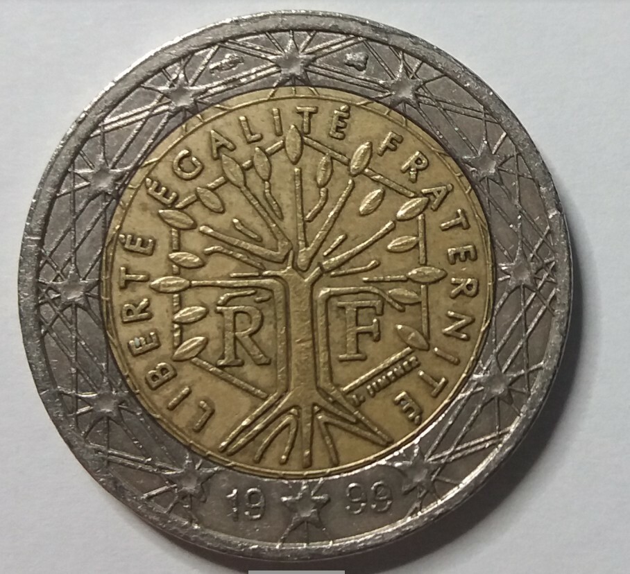 2 Euro M nze 1999 Frankreich France Liberte Egalite Fraternite 2-euro-m-nze-1999-frankreich-france-liberte-egalite-fraternite