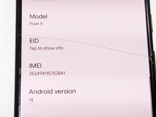 Google Pixel 5 128GB 8GB RAM 5G GTT9Q Cracked Unlocked Smartphone Cell Phone - Picture 7 of 7