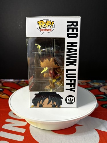 Funko POP! Protector gratuito One Piece Red Hawk Luffy #1273 (exclusivo de anime AAA) - Imagen 2 de 6