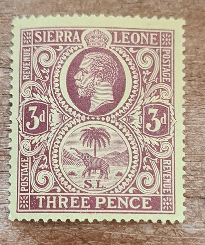SIERRA LEONE 1912 sg 116b MVLH alb16