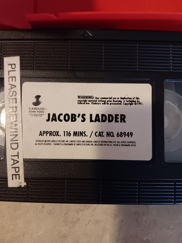 Jacobs Ladder VHS 1990 Horror Drama Suspense Thriller Movie Carolco Home Video - Picture 4 of 9