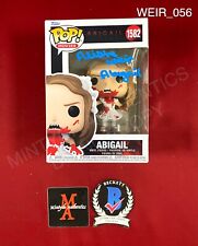Alisha Weir autographed signed Abigail Funko Pop #1582 Beckett COA horror Alisha Weir autographed signed Abigail Funko Pop #1582 Beckett COA horror