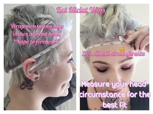 Rainbow & Black Inverted Bob Haircut Remy Human Hair Wig With Bangs Hand-made 🌈 - Picture 7 of 9
